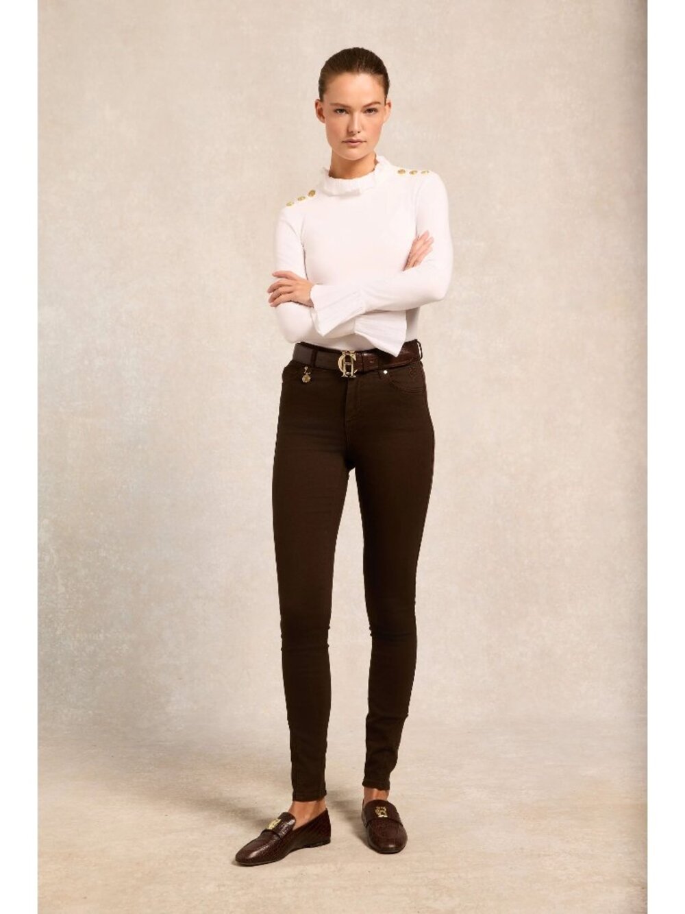 Holland Cooper Brown "The Jodhper Jean", 14 Short